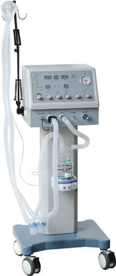 통풍기 기계, 의학 호흡 기계 12.1” TFT LCD 스크린을 호흡하는 4개의 바퀴